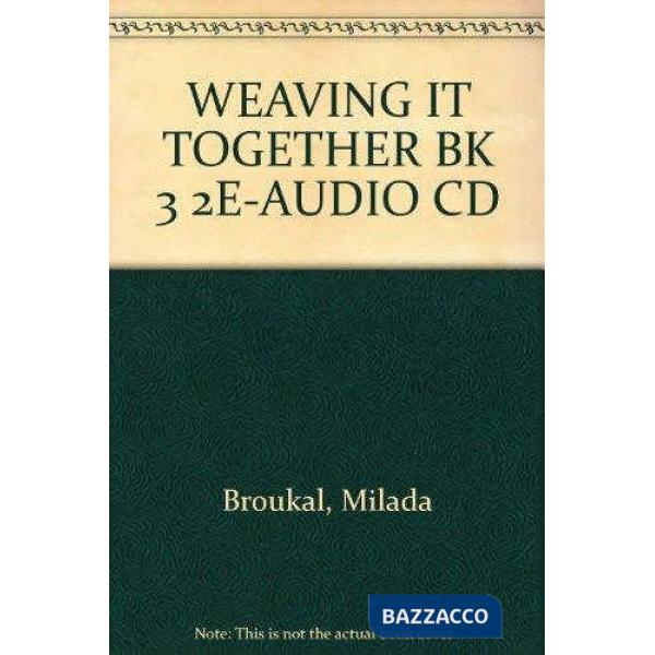 WEAVING IT TOGETHER 3 CD'S