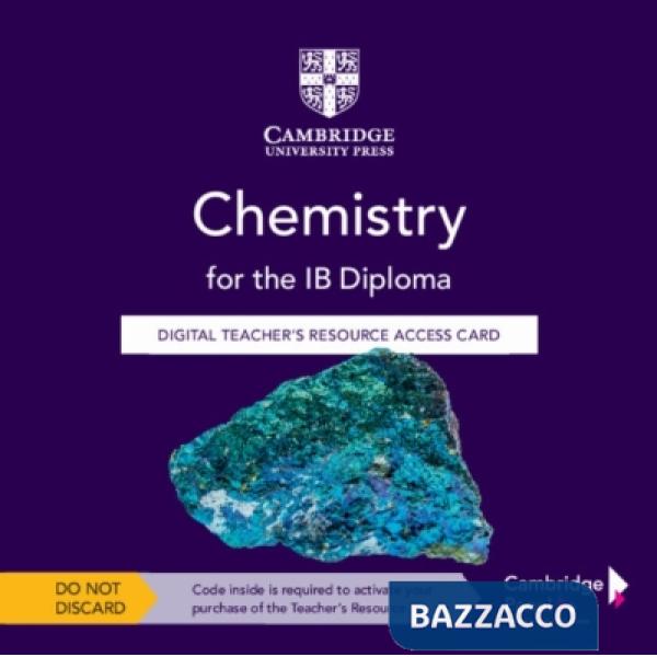 CHEMISTRY FOR THE IB DIPLOMA THIRD EDITION DIGITAL TCH RESOURCE ACCESS