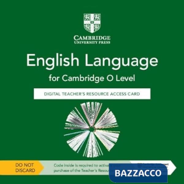 CAMBRIDGE O LEVEL ENGLISH LANGUAGE TCH ACCESS CARD