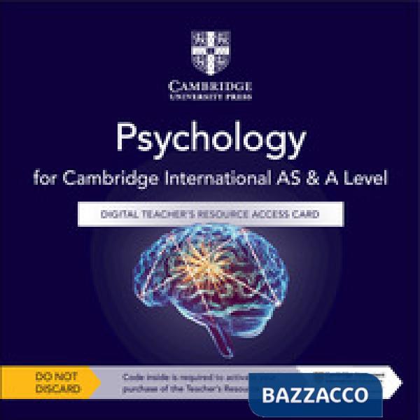 CAMBRIDGE INTERNATIONAL AS & A LEVEL PSYCHOLOGY 2ED TCH RES ACC CARD
