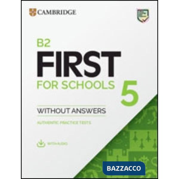 B2 FIRST FOR SCHOOL 5 SB WO/A