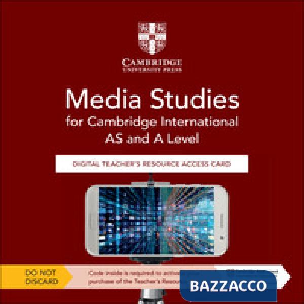 CAMBRIDGE AS&A MEDIA STUDIES TCH ACCESS CARD