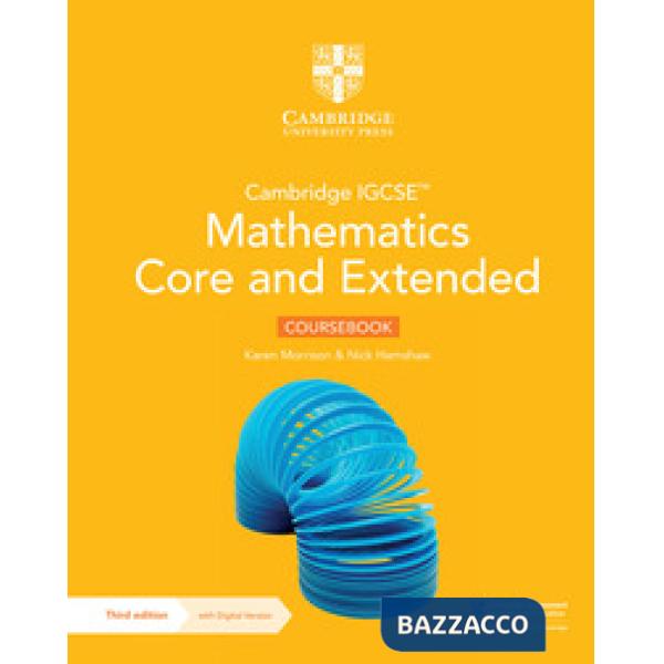 CAMBRIDGE IGCSE MATHEMATICS THIRD EDITION