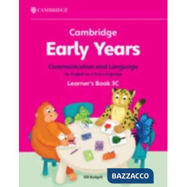 CAMB EARLY YEARS 3 COMM LANG ENGLISH 1ST LANG LB C