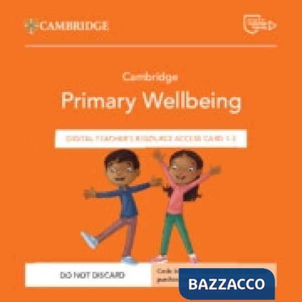 CAMBRIDGE PRIMARY WELLBEING TCH ACCESS CARD 1-3