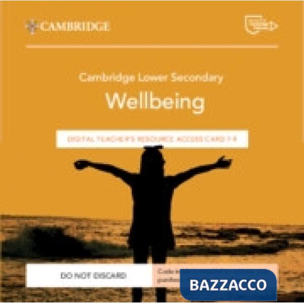 CAMBRIDGE LOWER SEC WELLBEING TCH ACCESS CARD 7-9