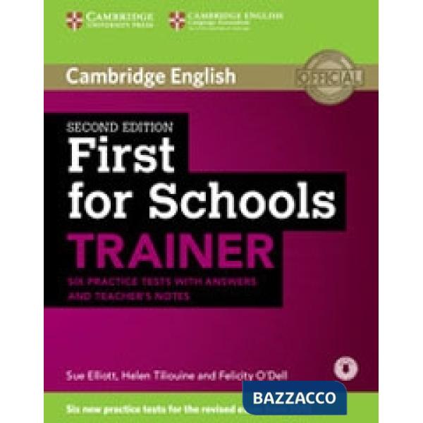 CAMBRIDGE FIRST FOR SCHOOLS TRAINER 2ED W/A + MP3