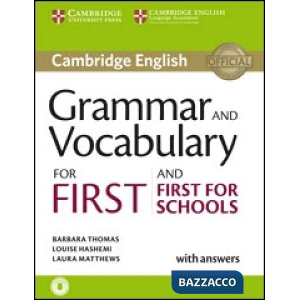 GRAMM VOCAB FIRST&FIRST SCHOOLS W/A + AUDIO