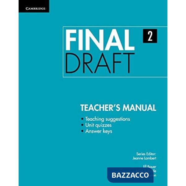 FINAL DRAFT LEVEL 2 TEACHER'S MANUAL