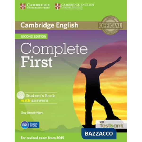 COMPLETE FIRST 2ED SB W/A + CDROM + TESTBANK