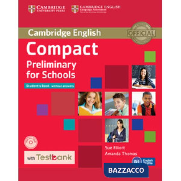 COMPACT PREL FOR SCHOOLS SB WO/A + CDROM + TESTBAN