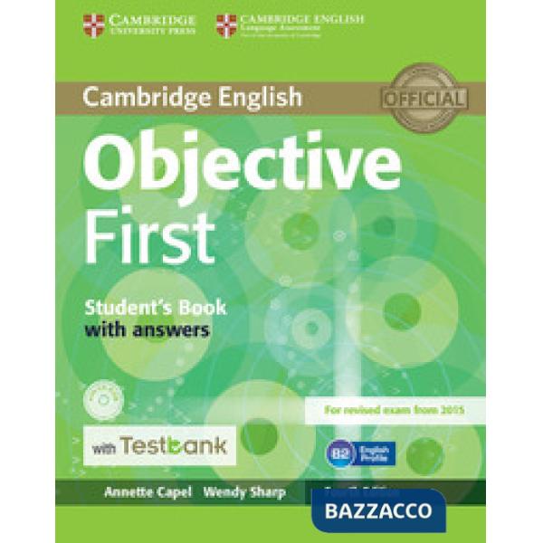 OBJECTIVE FIRST 4ED SB W/A + CDROM + TESTBANK