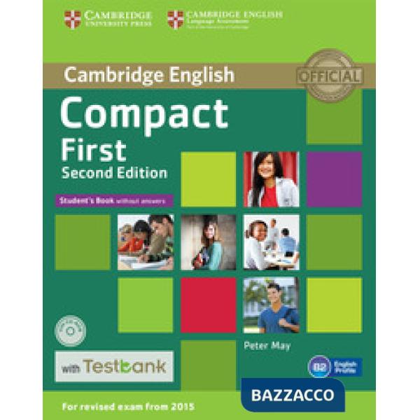 COMPACT FIRST 2ED SB WO/A + CDROM + TESTBANK