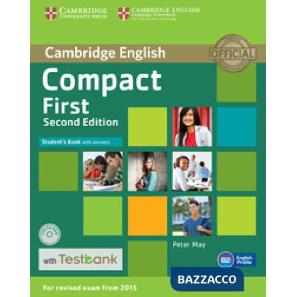 COMPACT FIRST 2ED SB W/A + CDROM + TESTBANK
