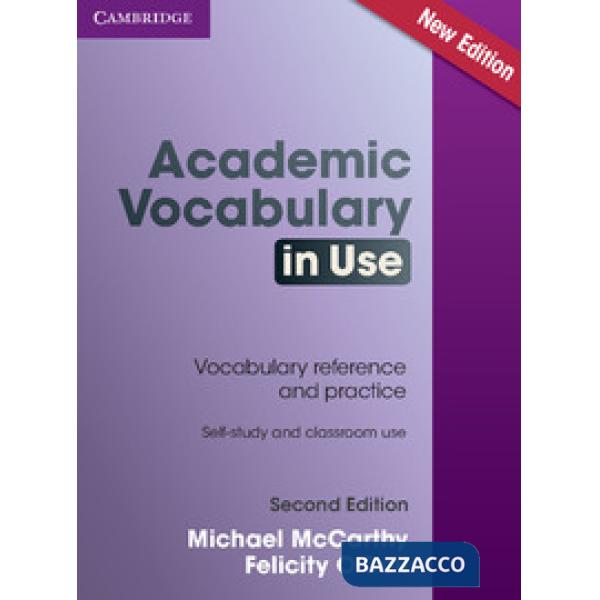ACADEMIC VOCABULARY IN USE 2ED W/A