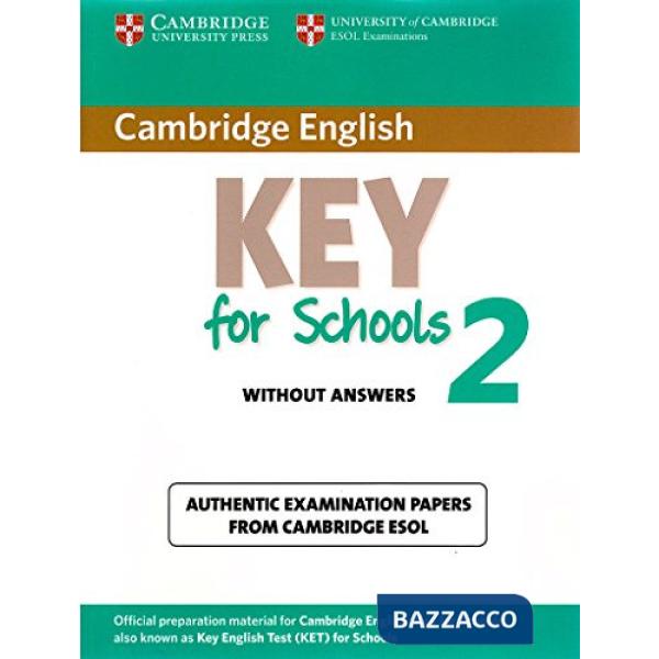 ESOL CAMB ENG KEY FOR SCHOOLS 2 SB WO/A