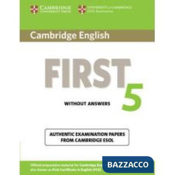 CAMBRIDGE FIRST 5 STD W/O A