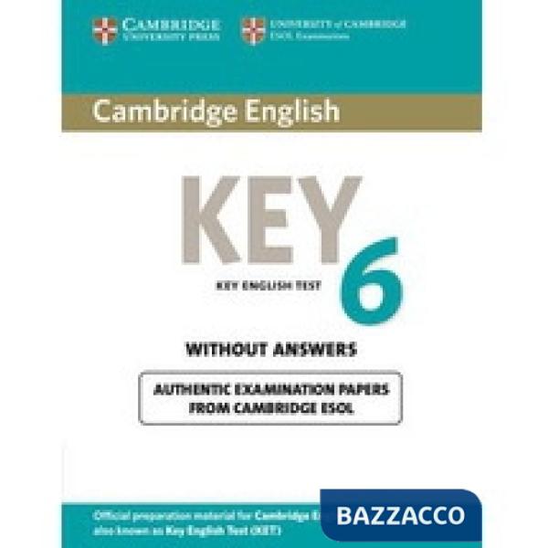 ESOL CAMBRIDGE KEY TEST 6 STD WO/A