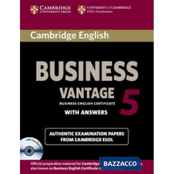 ESOL CAMBRIDGE BEC 5 VANTAGE PACK