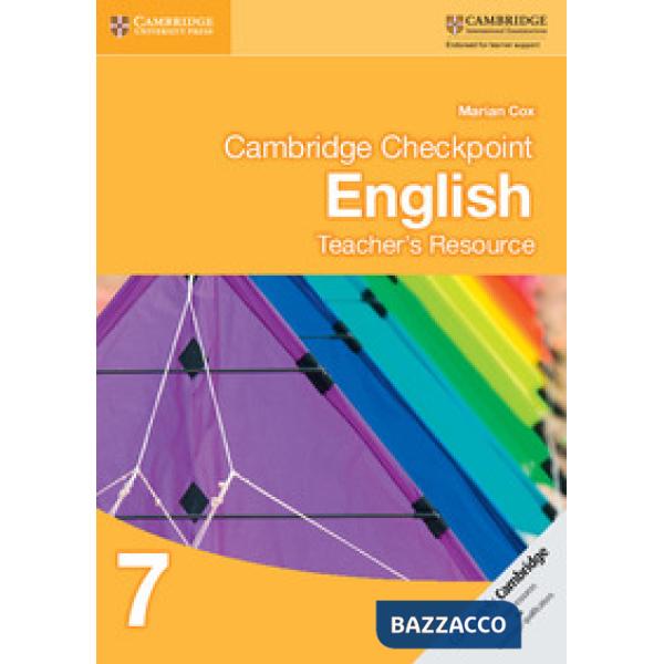 CAMBRIDGE CHECKPOINT ENGLISH TCH RES CDROM 7