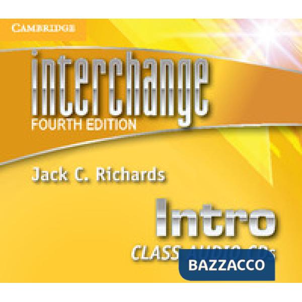 INTERCHANGE INTRO CLASS AUDIOCD