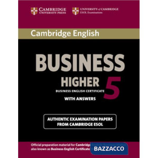 ESOL CAMBRIDGE BEC 5 HIGHER BK