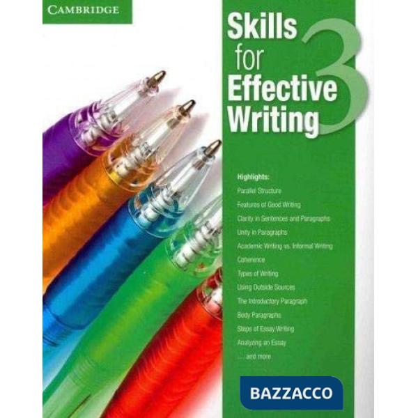 SKILLS FOR EFFECTIVE WRITING SB 3