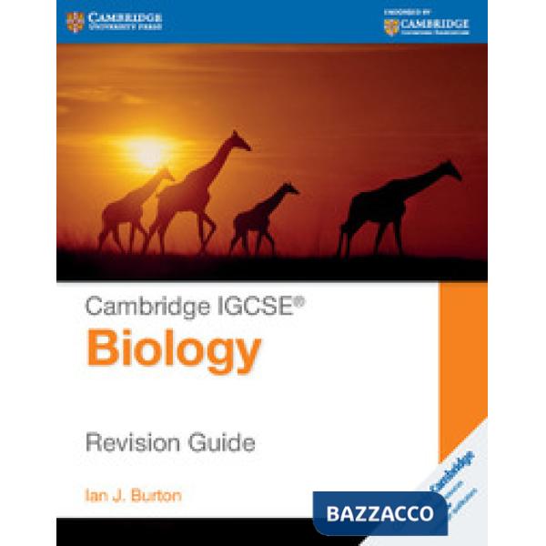 CAMBRIDGE IGCSE BIOLOGY 3ED REV GUIDE