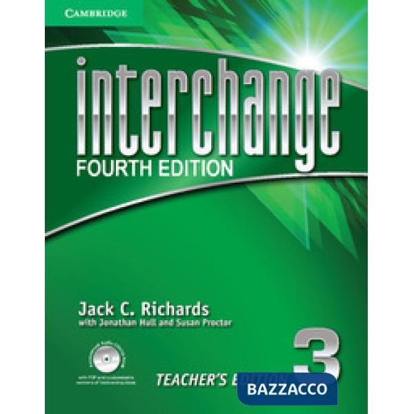 INTERCHANGE 3 4ED TCH + AUDIOCD/CDROM