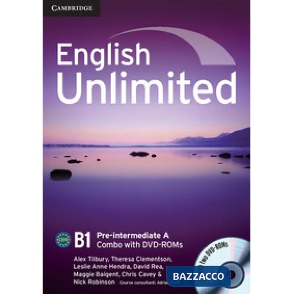 ENGLISH UNLIMITED PRE-INT A COMBO + DVDROM