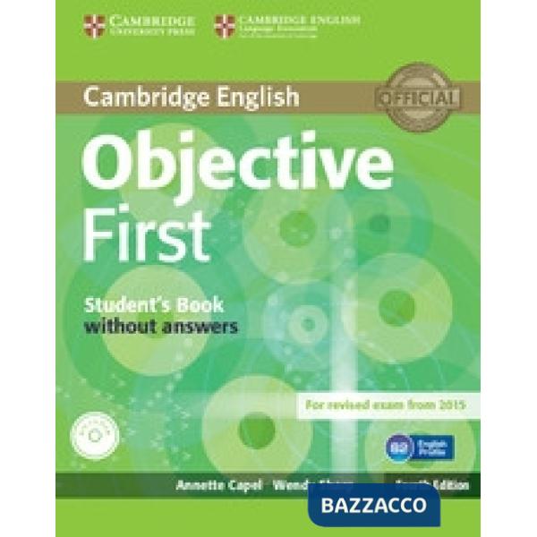 OBJECTIVE FIRST 4ED SB WO/A + CDROM