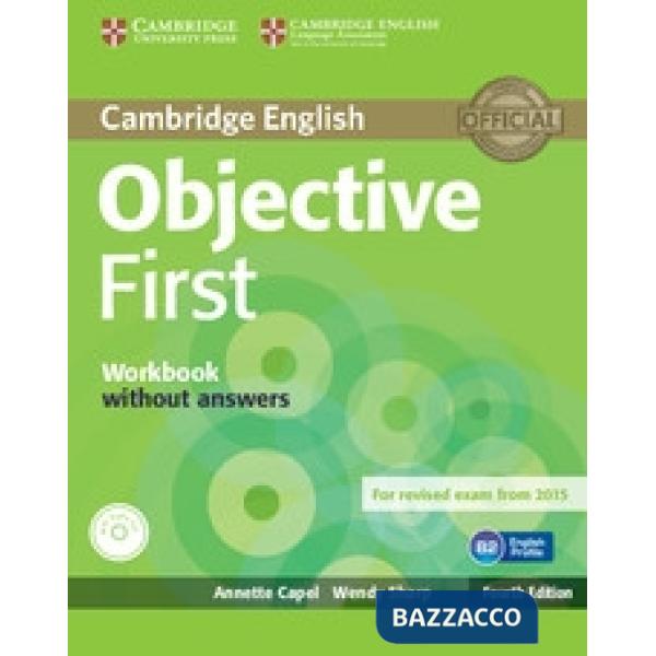 OBJECTIVE FIRST 4ED WB WO/A + CD
