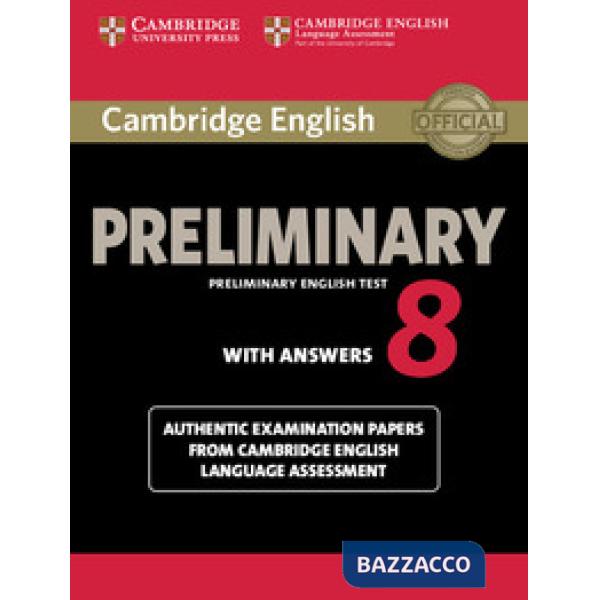 CAMBRIDGE PRELIMINARY 8 SB W/A