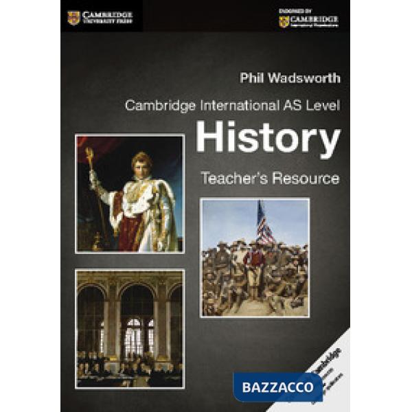 CAMBRIDGE AS LEVEL HISTORY TEACHER'S RESOURCE CD-R