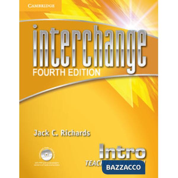 INTERCHANGE INTRO 4ED TCH + AUDIOCD/CDROM