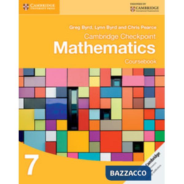 CAMBRIDGE CHECKPOINT MATHEMATICS 7 CB