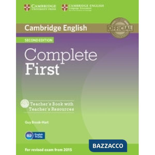 COMPLETE FIRST 2ED TCH + CD