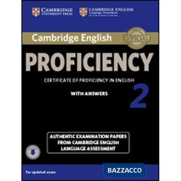 CAMBRIDGE ENGL PROFICIENCY 2 SB W/A + AUDIO