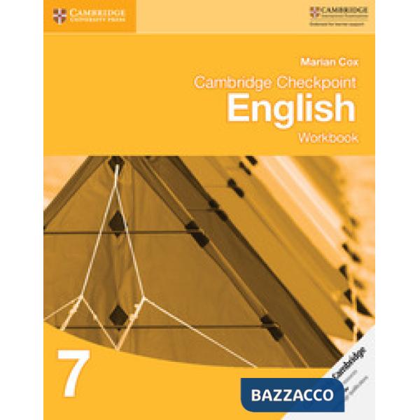 CAMBRIDGE CHECKPOINT ENGLISH WORKBOOK 7