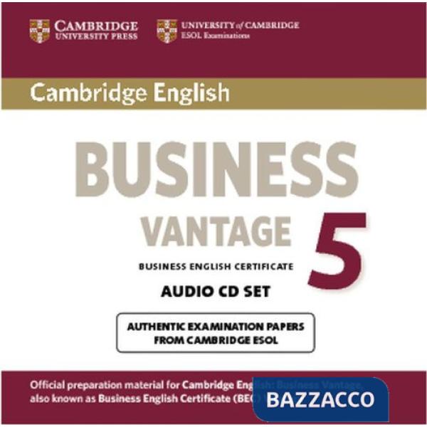 CAMBRIDGE BEC 5 VANTAGE CDS