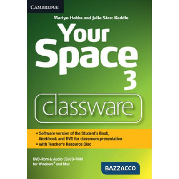 YOUR SPACE ED. INT. 3 CLASSWARE + TCH RES. DISC