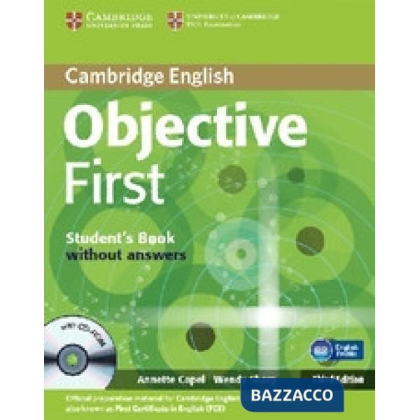 OBJECTIVE FIRST 3ED SB WO/A + CDROM + WB WO/A + CD
