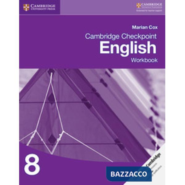 CAMBRIDGE CHECKPOINT ENGLISH WORKBOOK 8