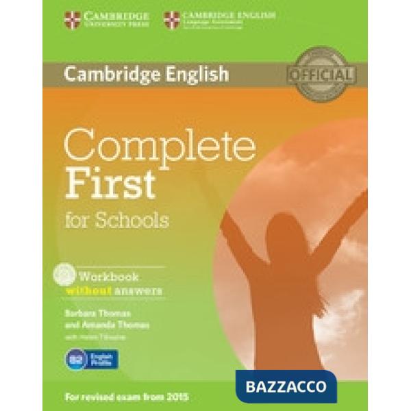 COMPLETE FIRST FOR SCHOOL WB WO/A + CDAUDIO