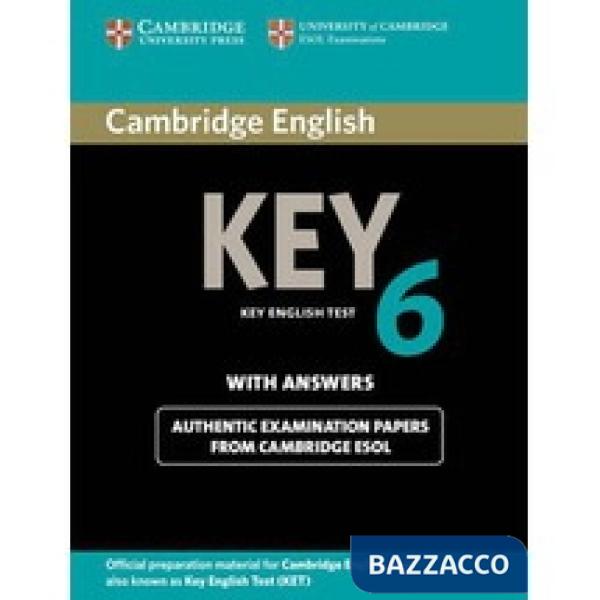 ESOL CAMBRIDGE KEY TEST 6 STD W/A