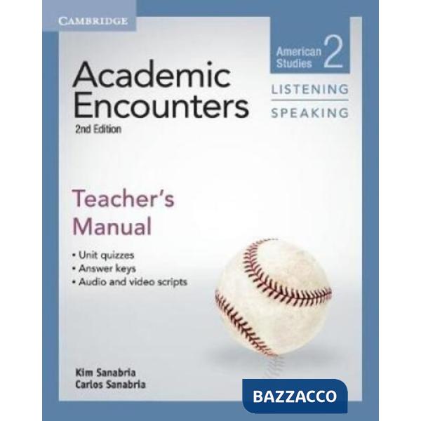 ACADEMIC ENCOUNTERS 2ED 2 LISTEN&SPEAKING TCH