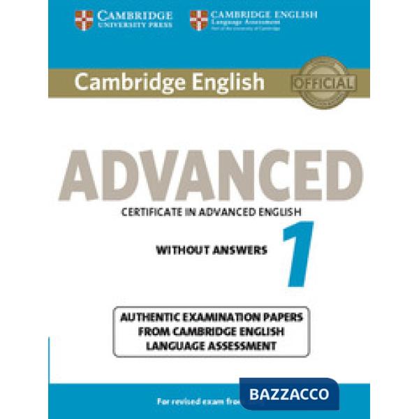 CAMBRIDGE ADV 1 UPDATED EXAM SB WO/A