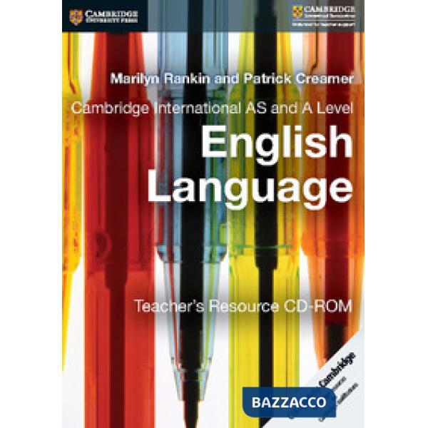 CAMB INT AS&A LEVEL ENGLISH LANGUAGE TCH CD