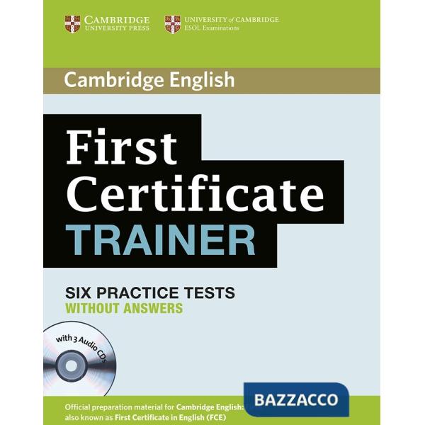 CAMBRIDGE FIRST CERTIFICATE TRAINER WO/A + CD