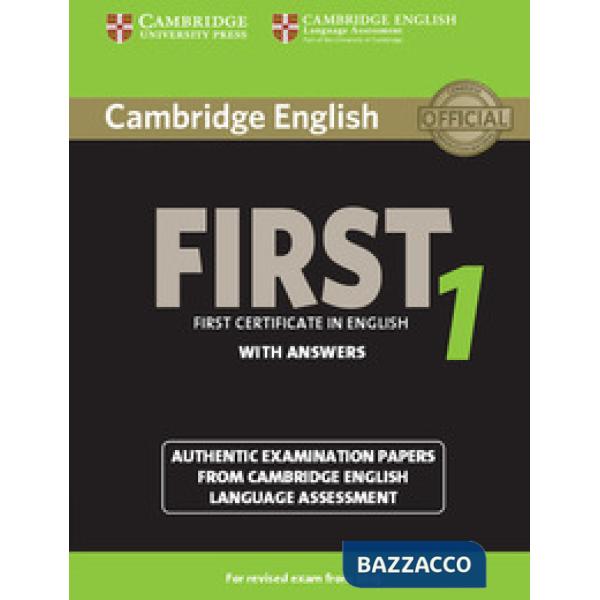 CAMBRIDGE FIRST 1 UPDATED EXAM SB W/A